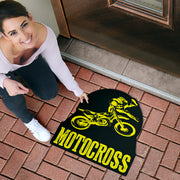 Custom Shaped Motocross Door Mat