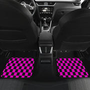 Racing Checkered Flag Car Mats