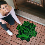 Custom shaped sprint car non-wing door mat