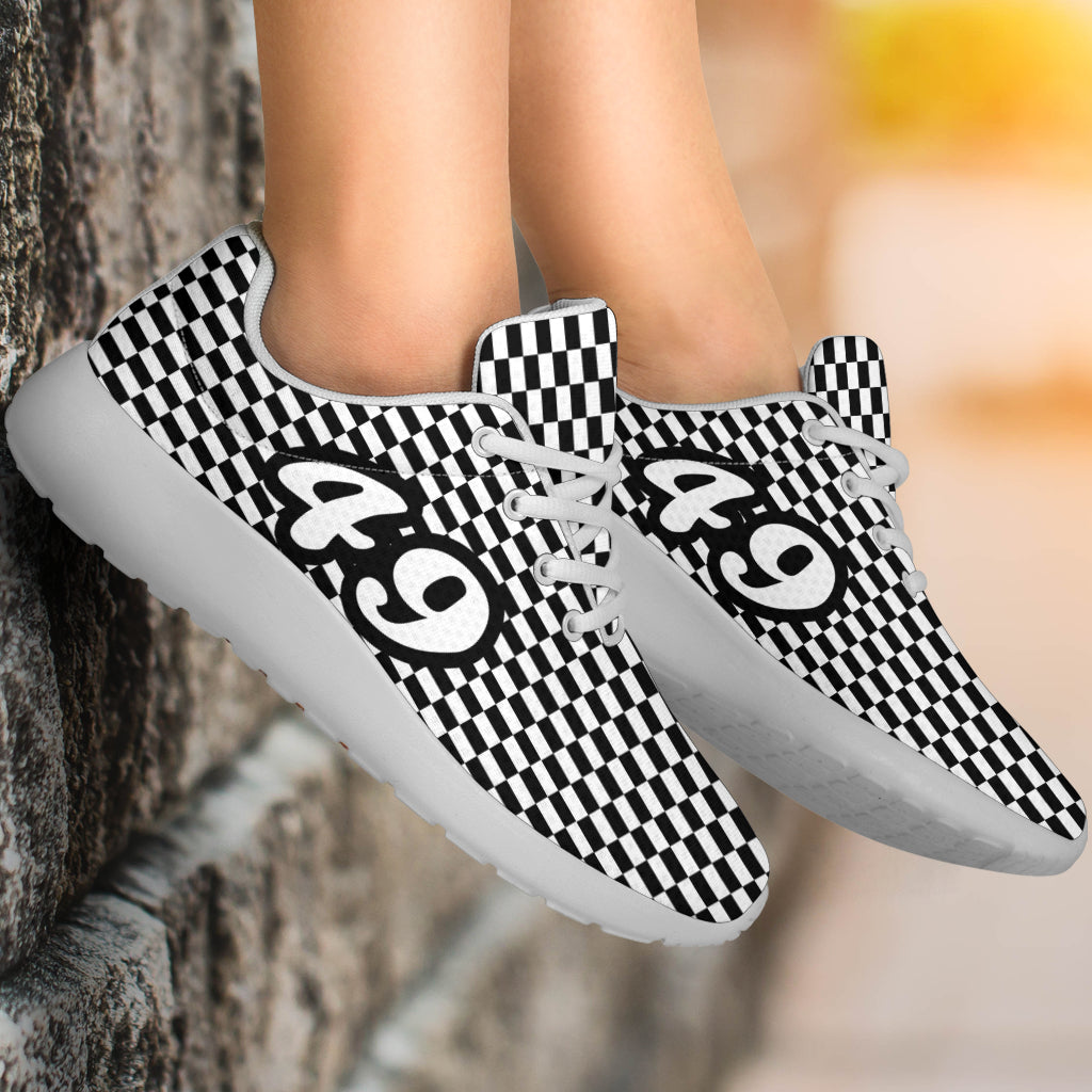 Racing Sneakers Checkered Flag