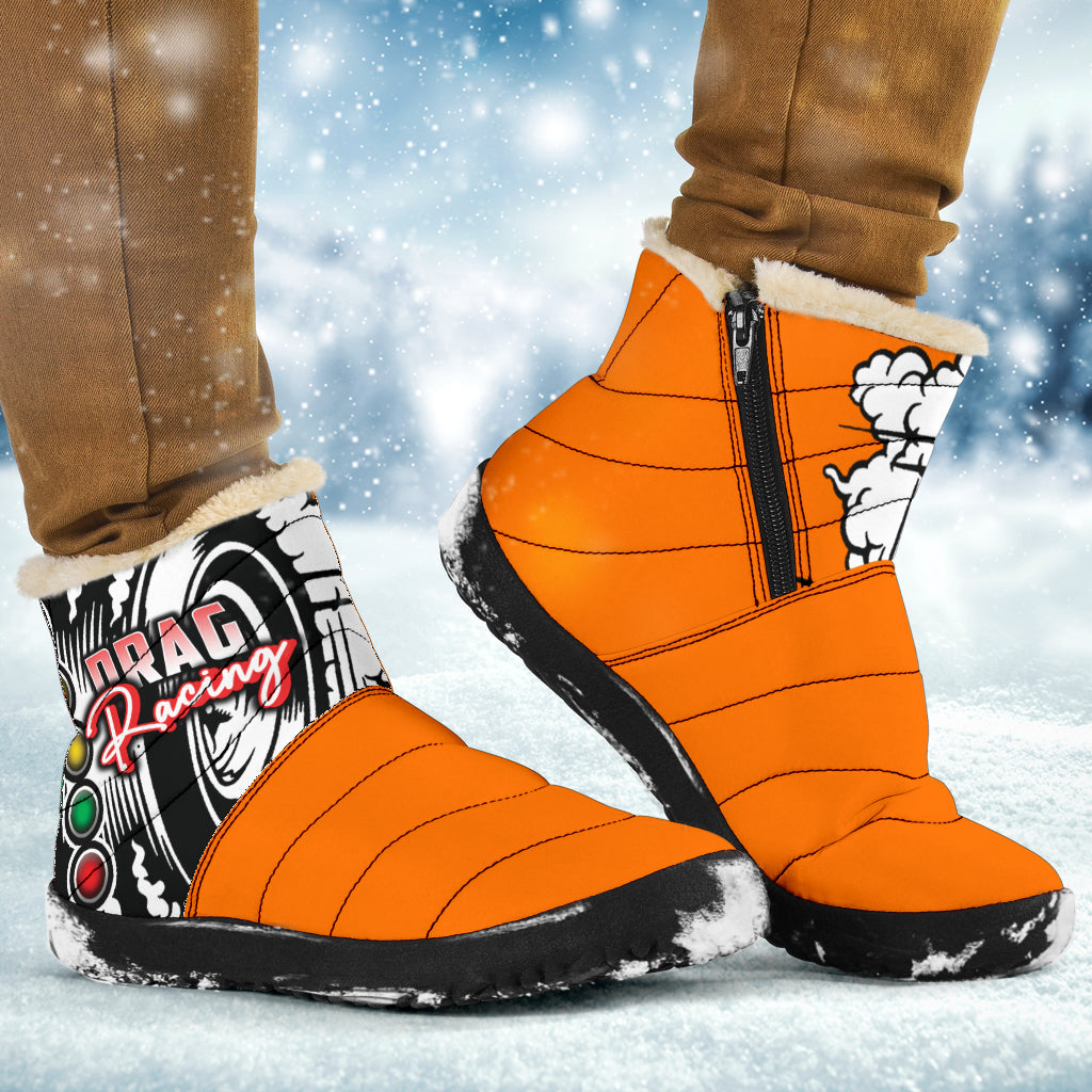 Drag Racing Cozy Winter Boots 