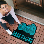 Custom Shaped Hayabusa Bike Door Mat