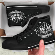 Sprint Car Racing High Top Shoes