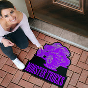 Custom Shaped Monster Trucks Door Mat
