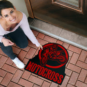 Custom Shaped Motocross Door Mat