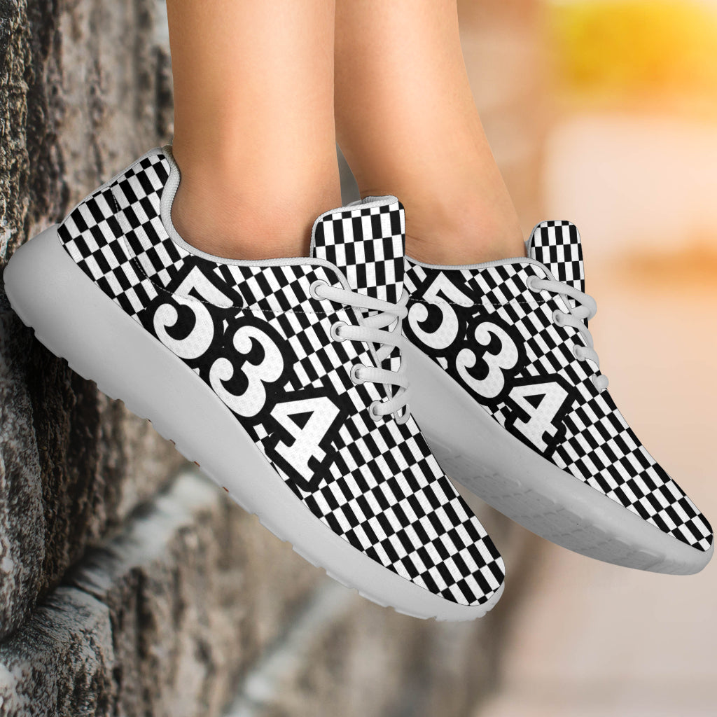 Racing Sneakers Checkered Flag