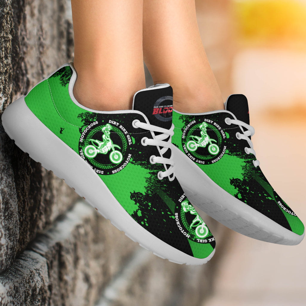 Dirt Bike Girl Sneakers