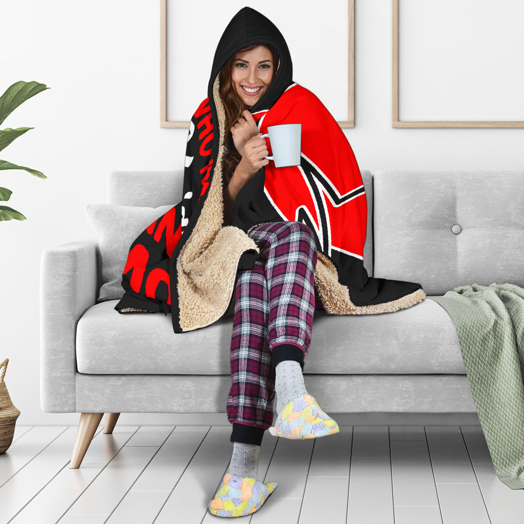 Who needs a knight in a shining armor drag racer hooded blanket