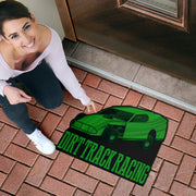 Custom shaped dirt modified door mat