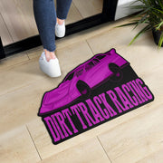 Custom shaped sprint car door mat