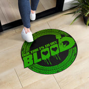 Racing Is In My Blood Custom Shaped Door Mat