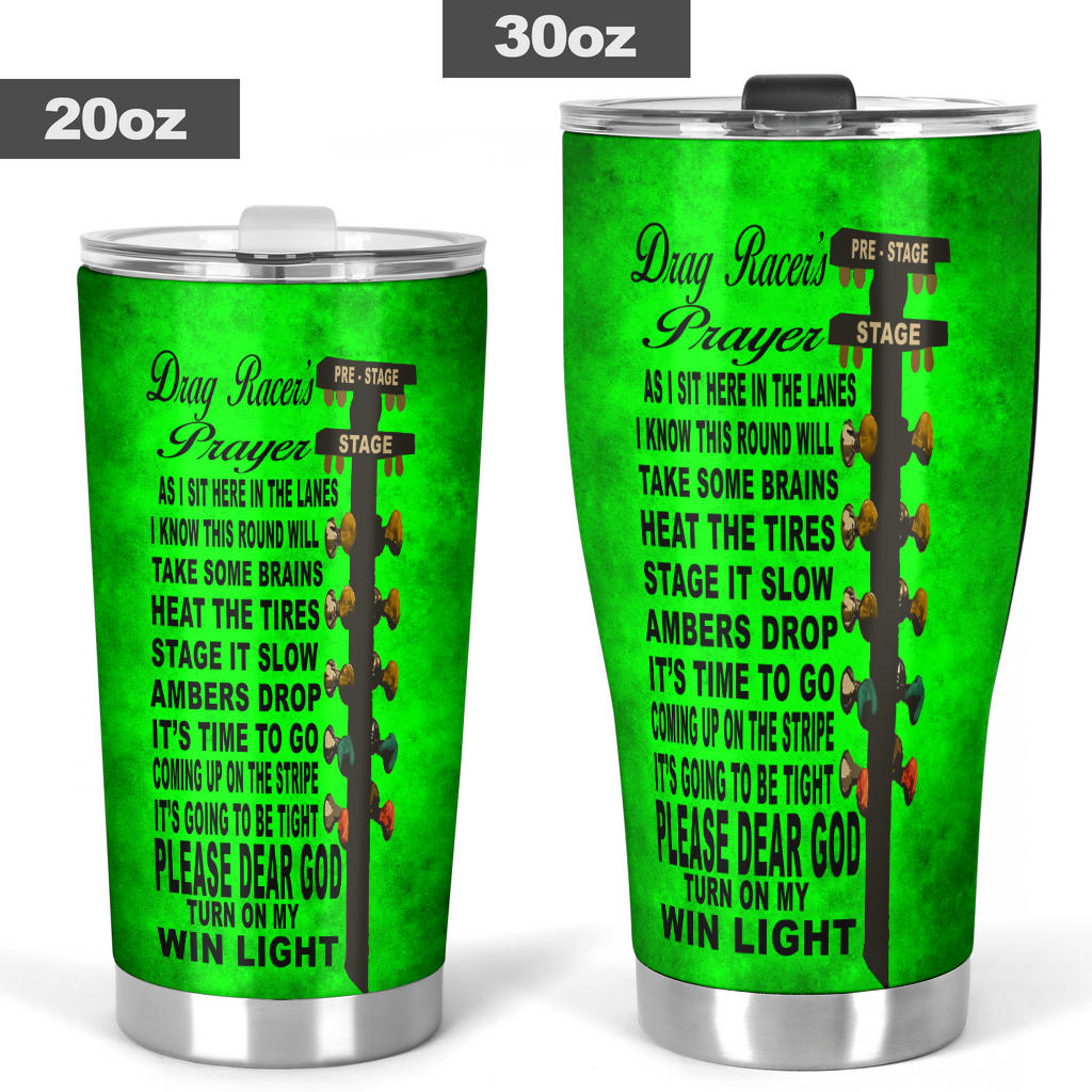 Drag Racer's Prayer Tumbler