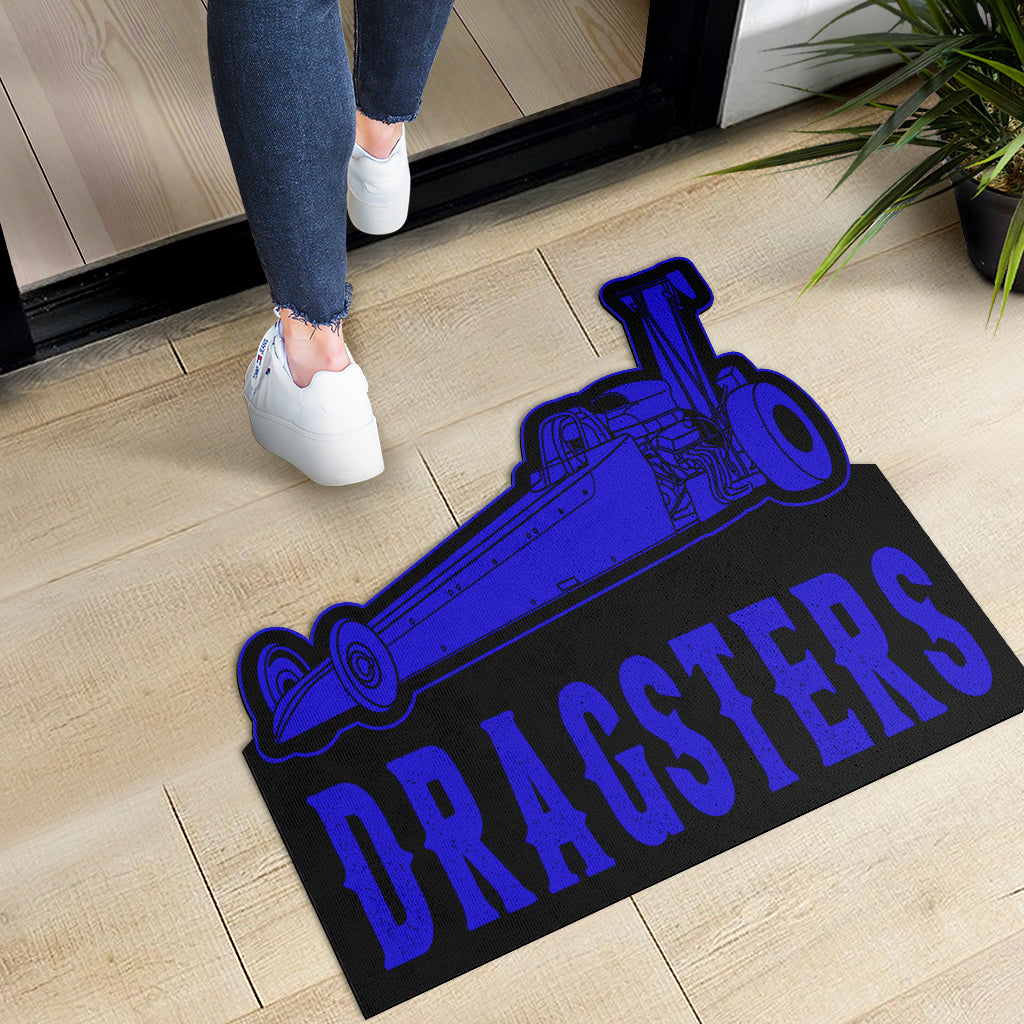 Custom Shaped Dragster Door Mat