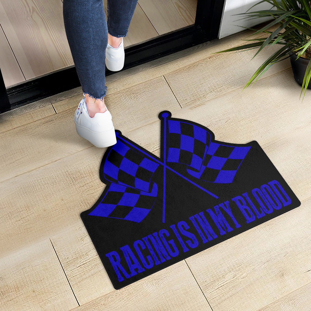 Racing Shaped Door Mats