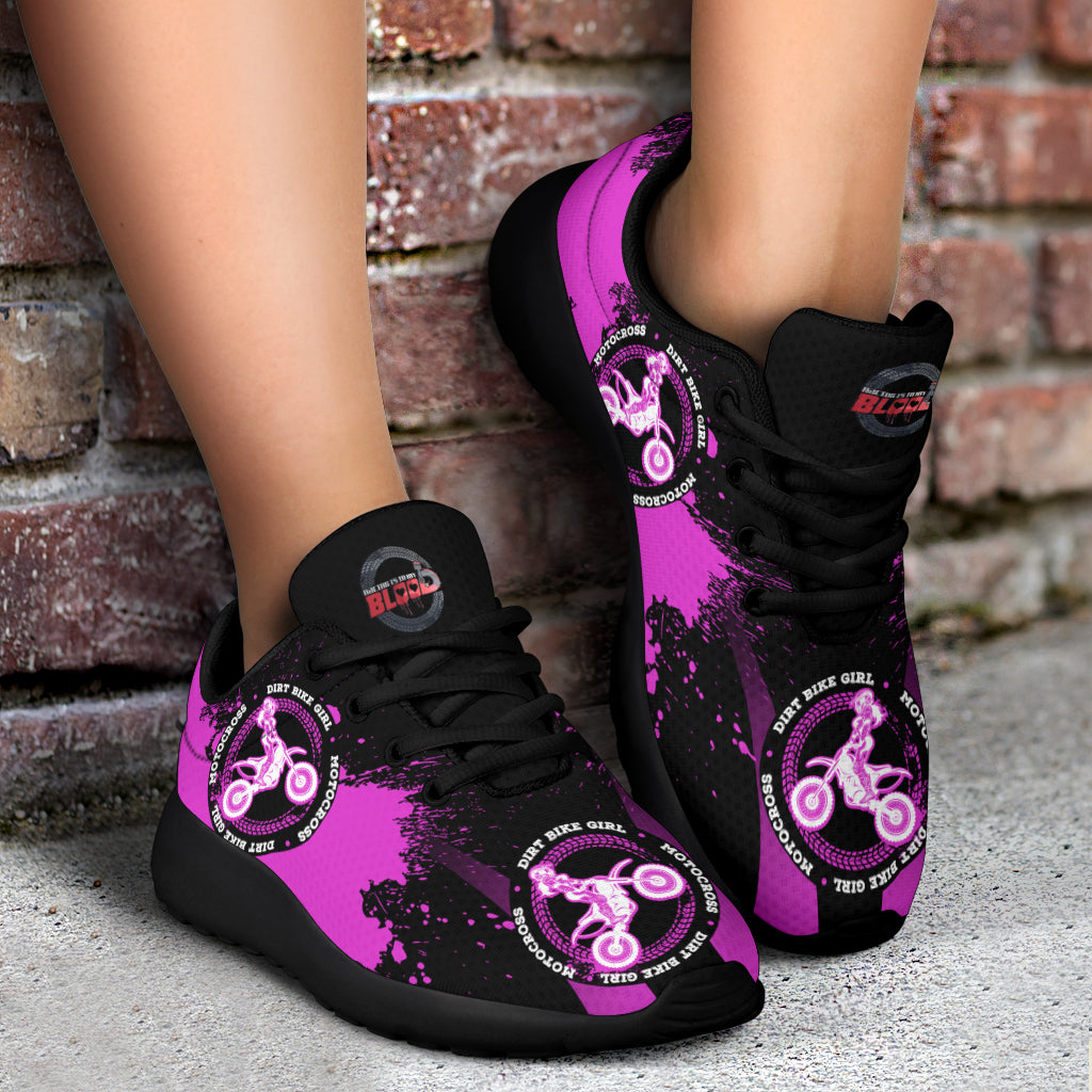 Dirt Bike Girl Sneakers