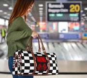 racing checkered bag