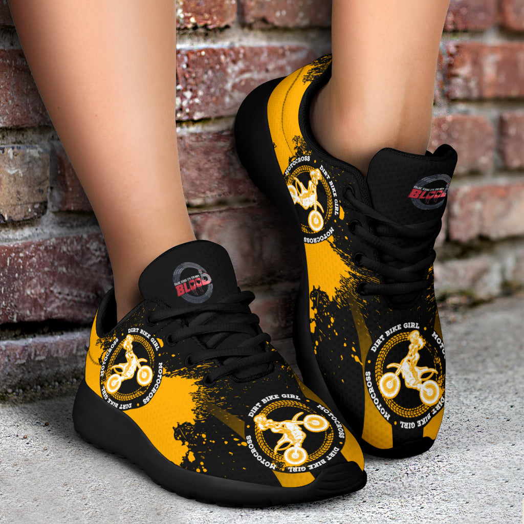 Dirt Bike Girl Sneakers