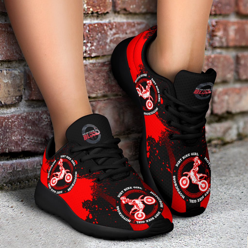 Dirt Bike Girl Sneakers