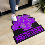 Custom Shaped Monster Trucks Door Mat