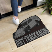 Custom shaped dirt modified door mat