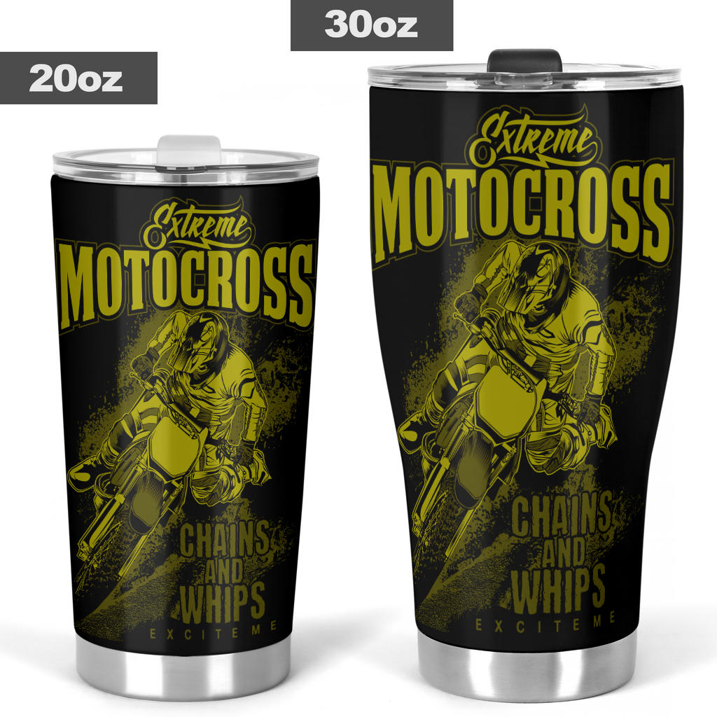 motocross tumbler