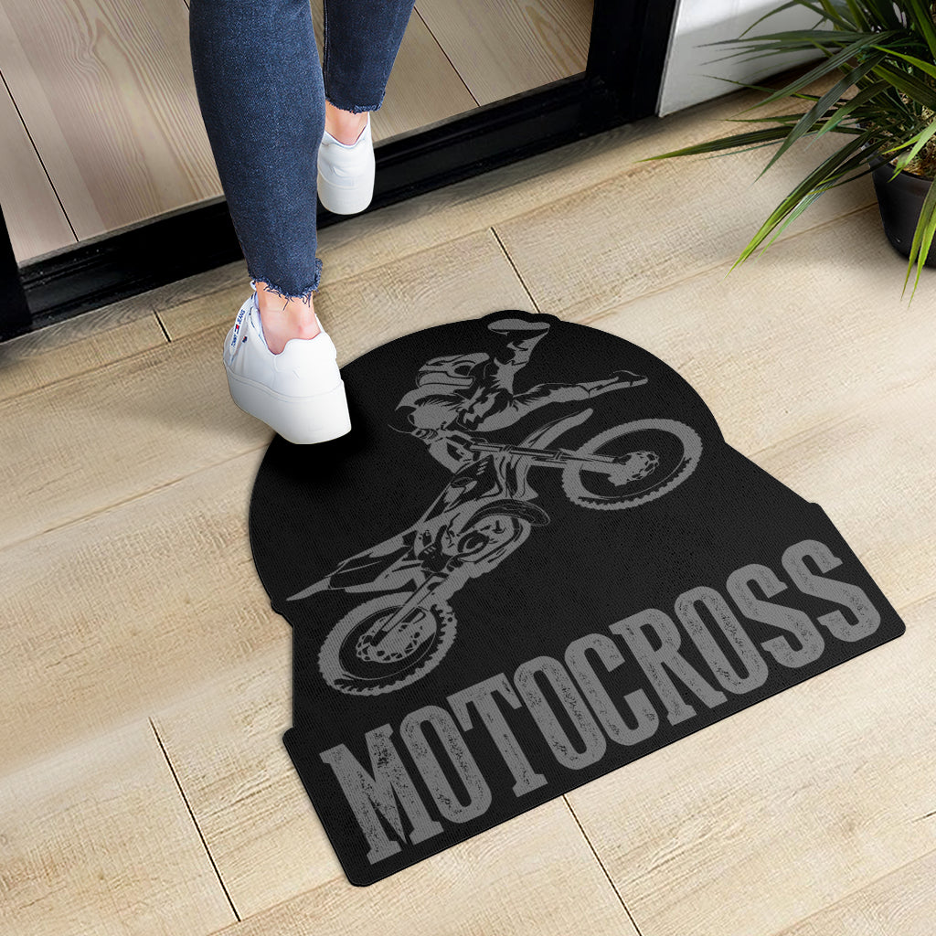 Custom Shaped Motocross Door Mat