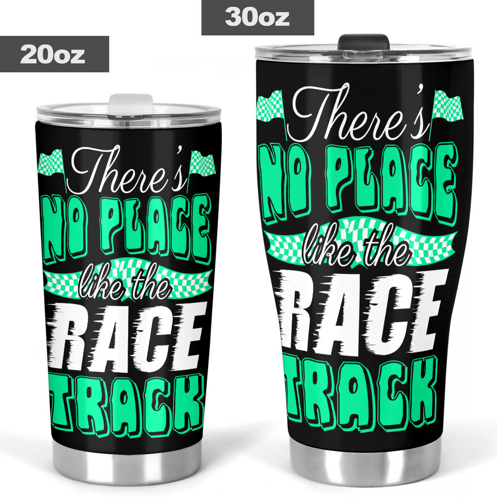 dirt track racing tumbler