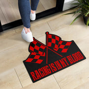 Racing Shaped Door Mats