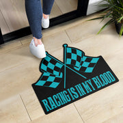 Racing Shaped Door Mats