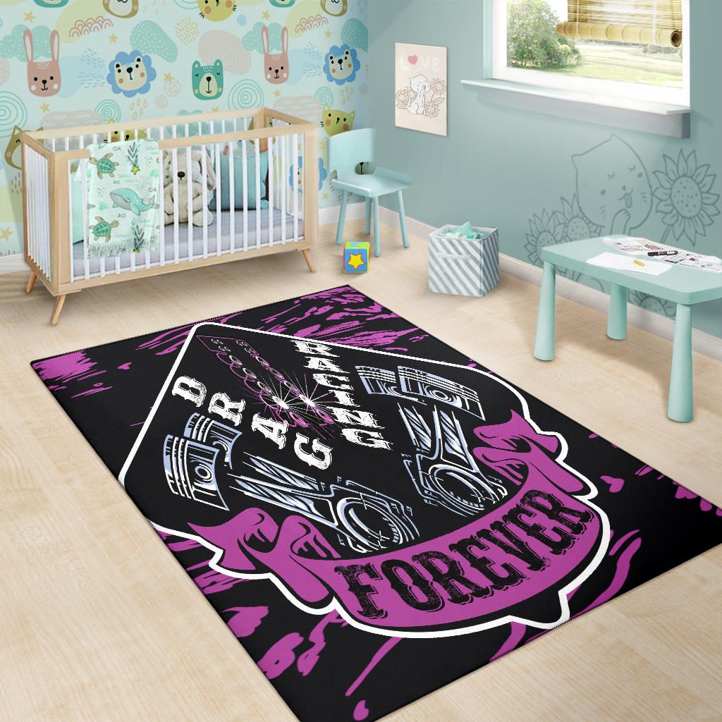 Drag Racing Forever Rug