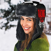 Racing Girl Checkered Trapper Hat