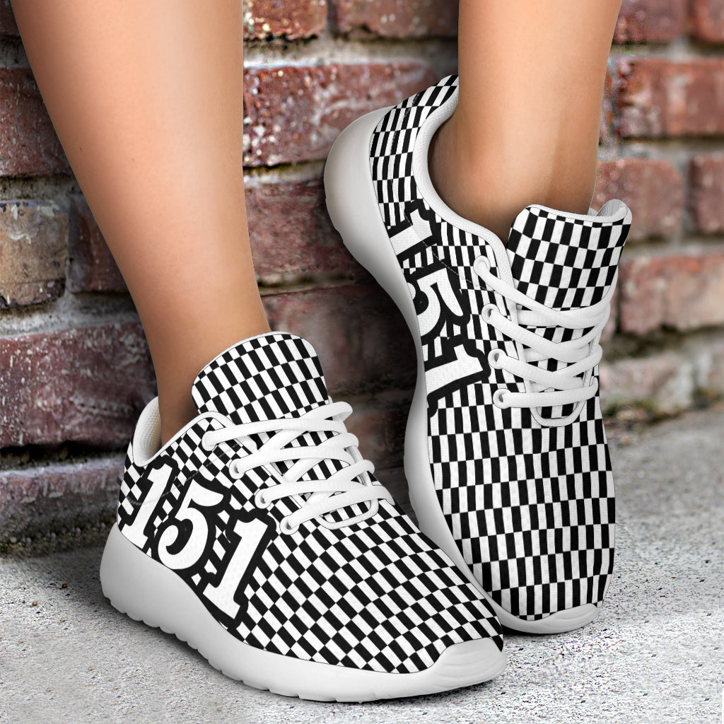 Racing Sneakers Checkered Flag