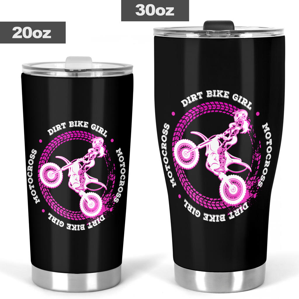 Motocross Girl Tumbler