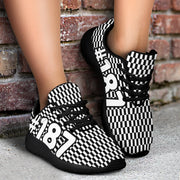 Racing Sneakers Checkered Flag