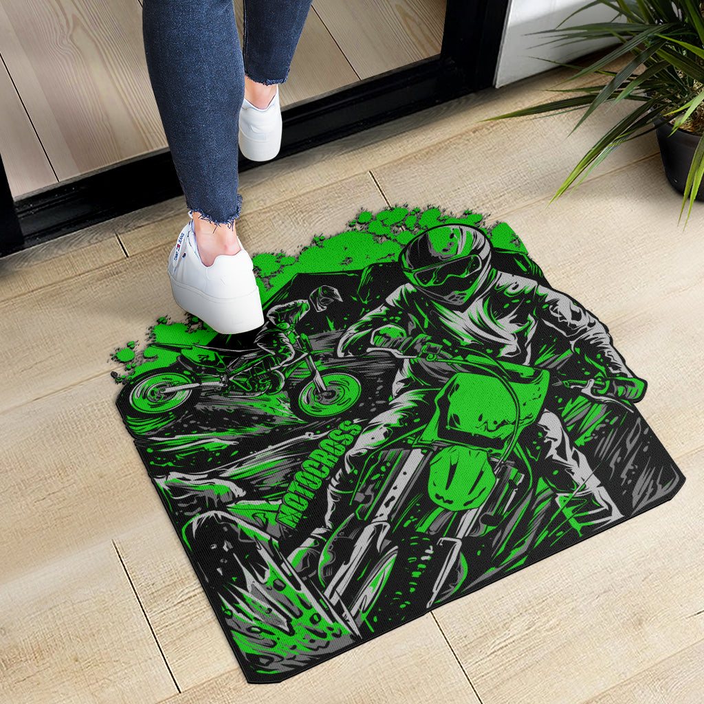 Custom Shaped Motocross Door Mat