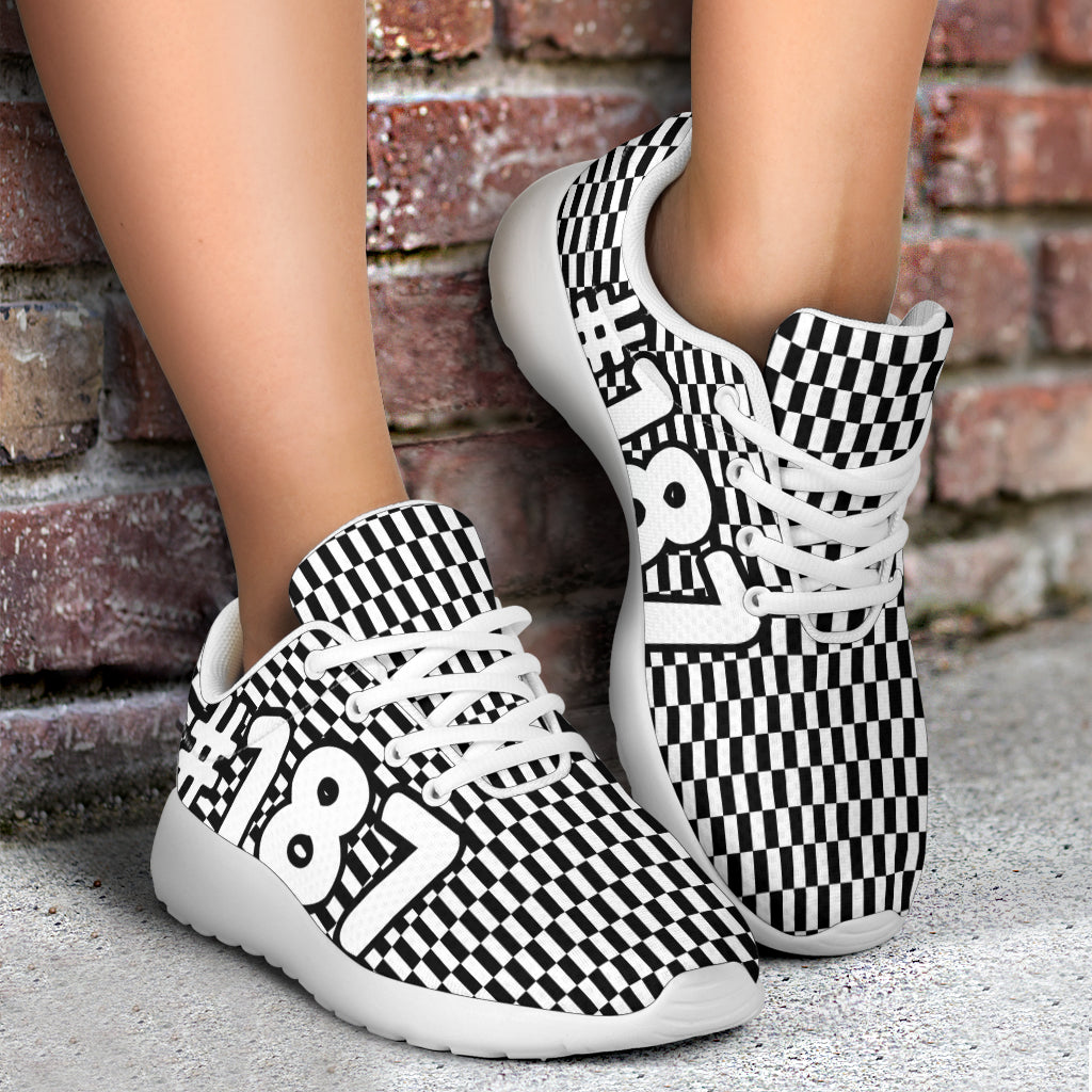 Racing Sneakers Checkered Flag