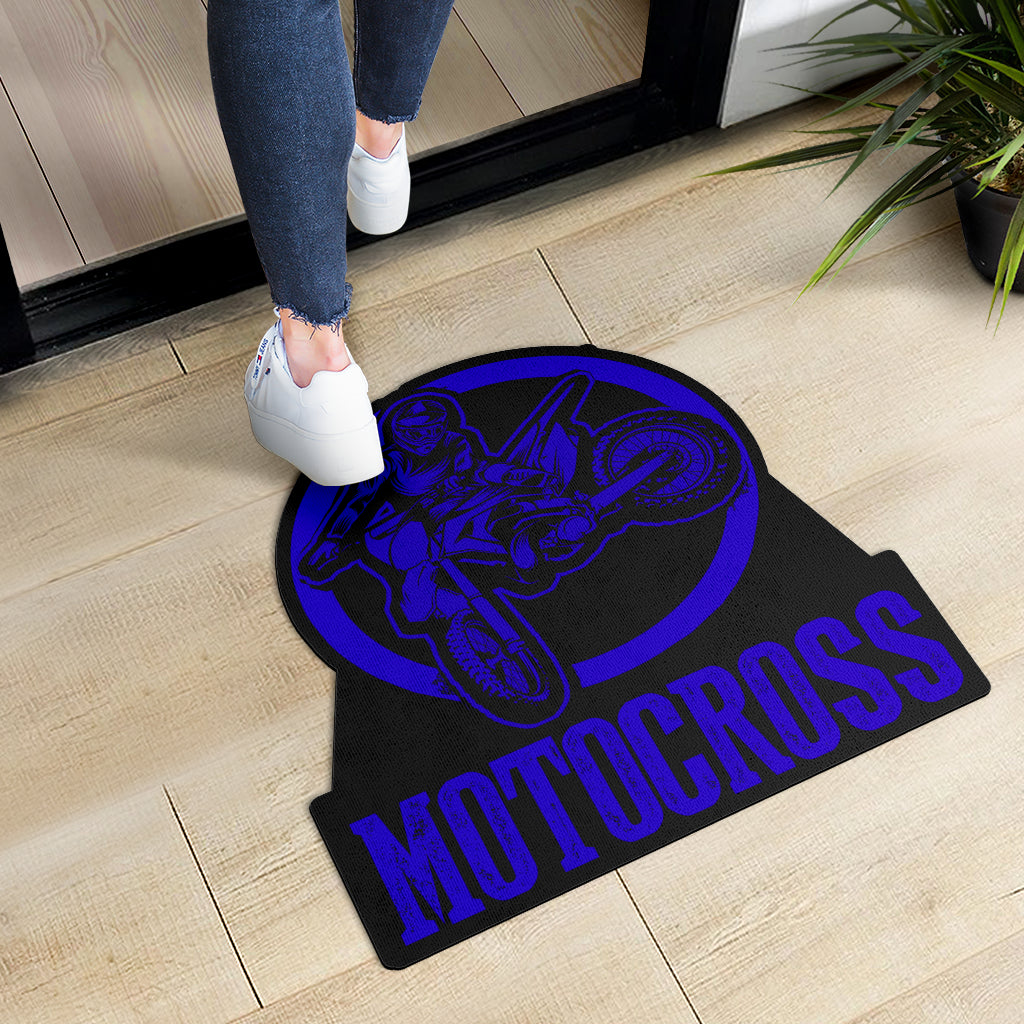 Custom Shaped Motocross Door Mat
