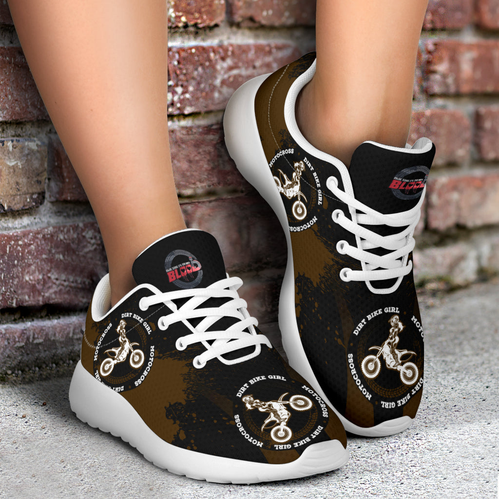 Dirt Bike Girl Sneakers
