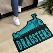 Custom Shaped Dragster Door Mat