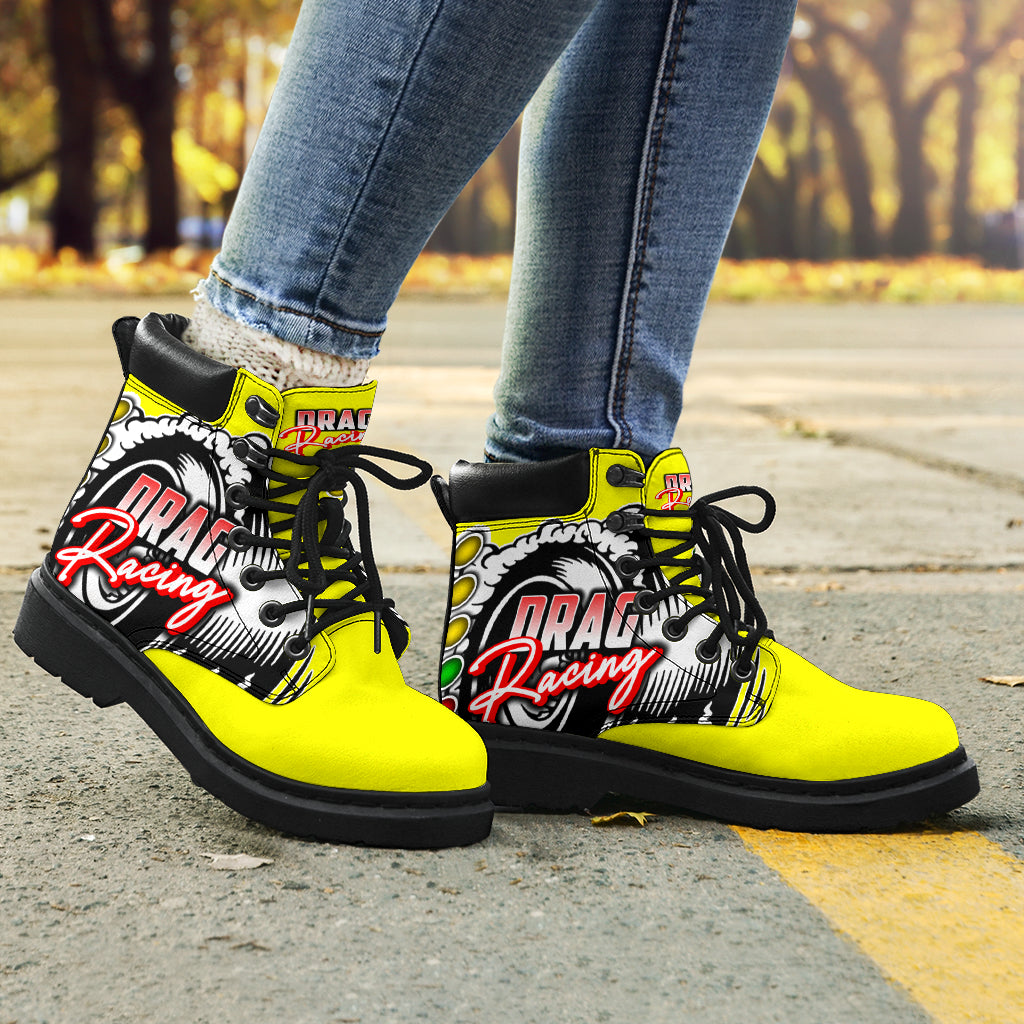 Drag Racing All-Season Boots yellow