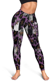 Racing Leopard Checkered Leggings