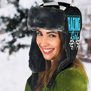 Racing Girl Checkered Trapper Hat