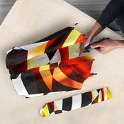 Racing Flag Of flame Umbrella