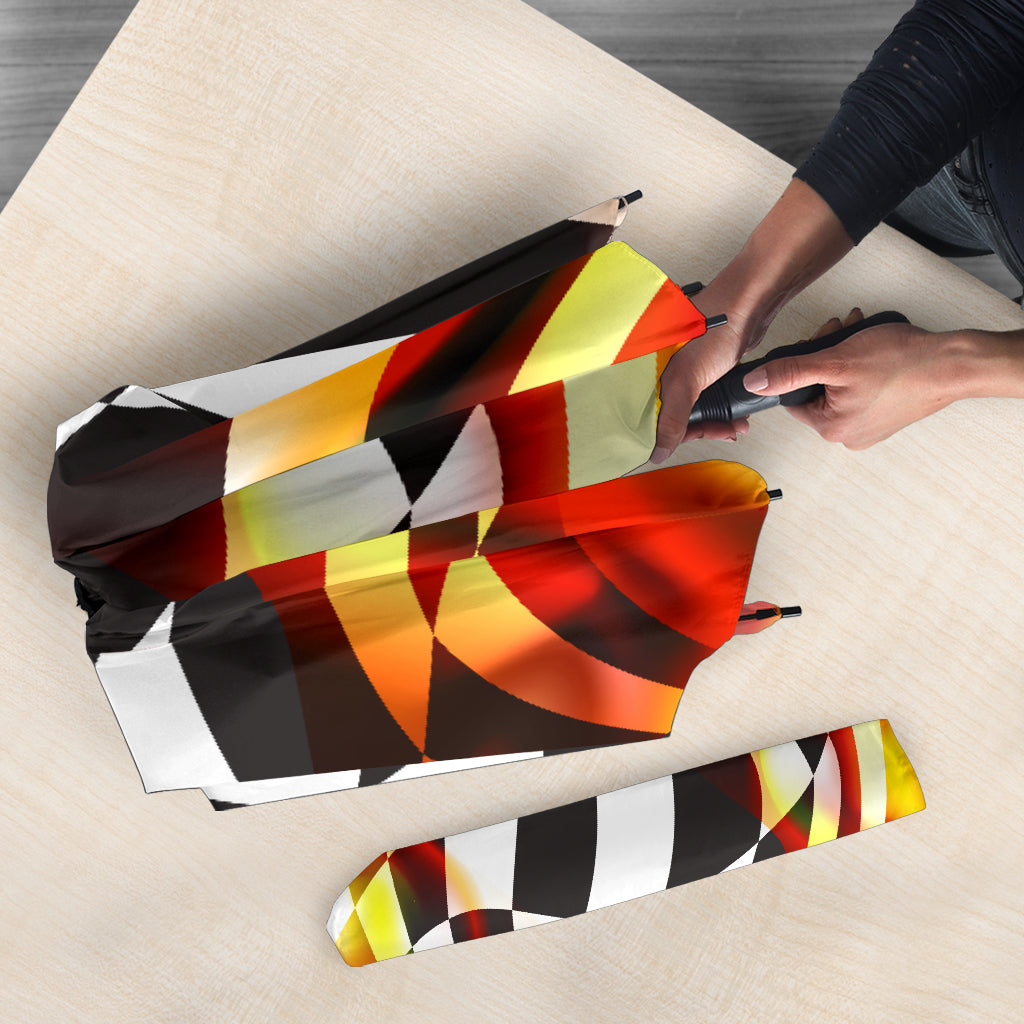 Racing Flag Of flame Umbrella