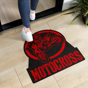Custom Shaped Motocross Door Mat
