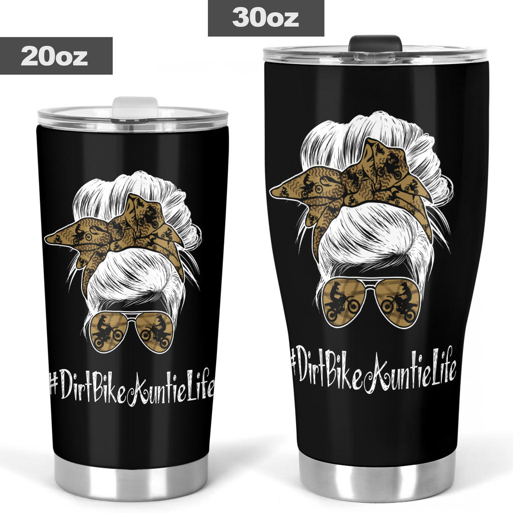 Dirt Bike Auntie Life Tumbler