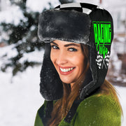 Racing Wife Checkered Trapper hat
