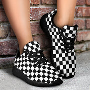 Racing Sneakers Checkered Flag