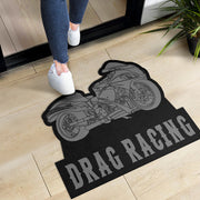 Custom Shaped Hayabusa Bike Door Mat