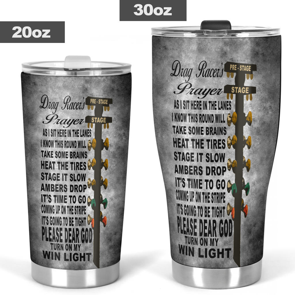 Drag Racer's Prayer Tumbler